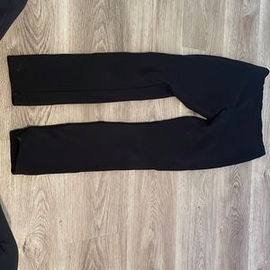 thick black leggings long in legs